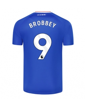 Sunderland Brian Brobbey #9 Maglia Gara Trasferta Repliche 2025-26 Maniche Corte
